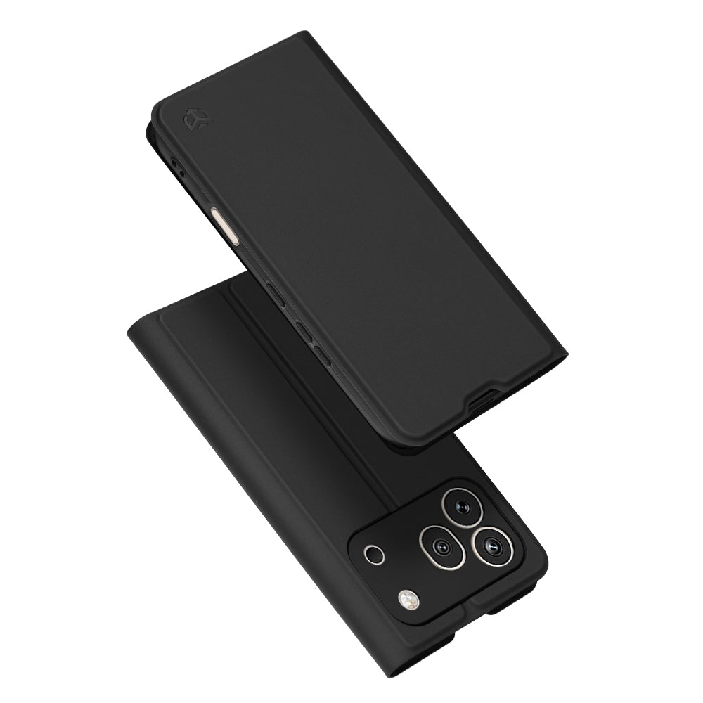 Capa para Honor 600 Pro, Techsuit, Magskin Book, Preta