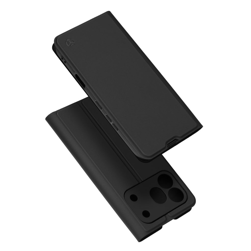 Capa para Honor 600 Pro, Techsuit, Magskin Book, Preta