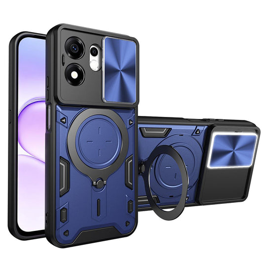 Capa para Honor 600 Smart, Techsuit, CamGuard Pro, Azul