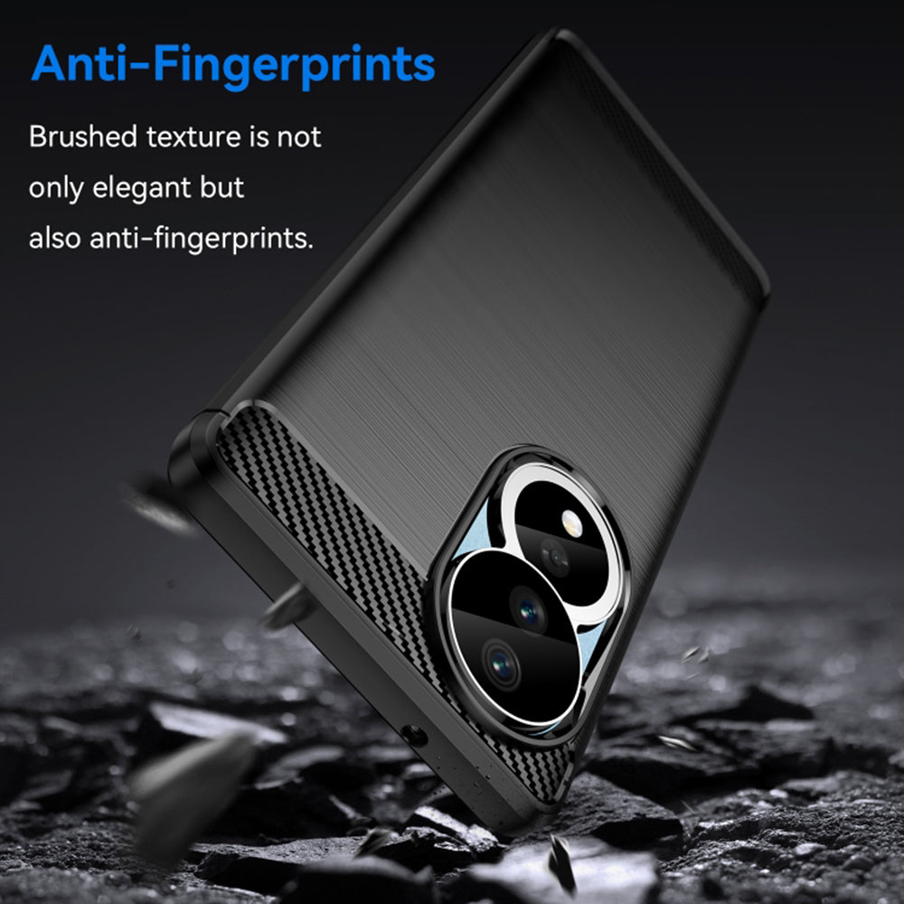 Capa para Honor 90 / 80, Techsuit, Carbono, Preta