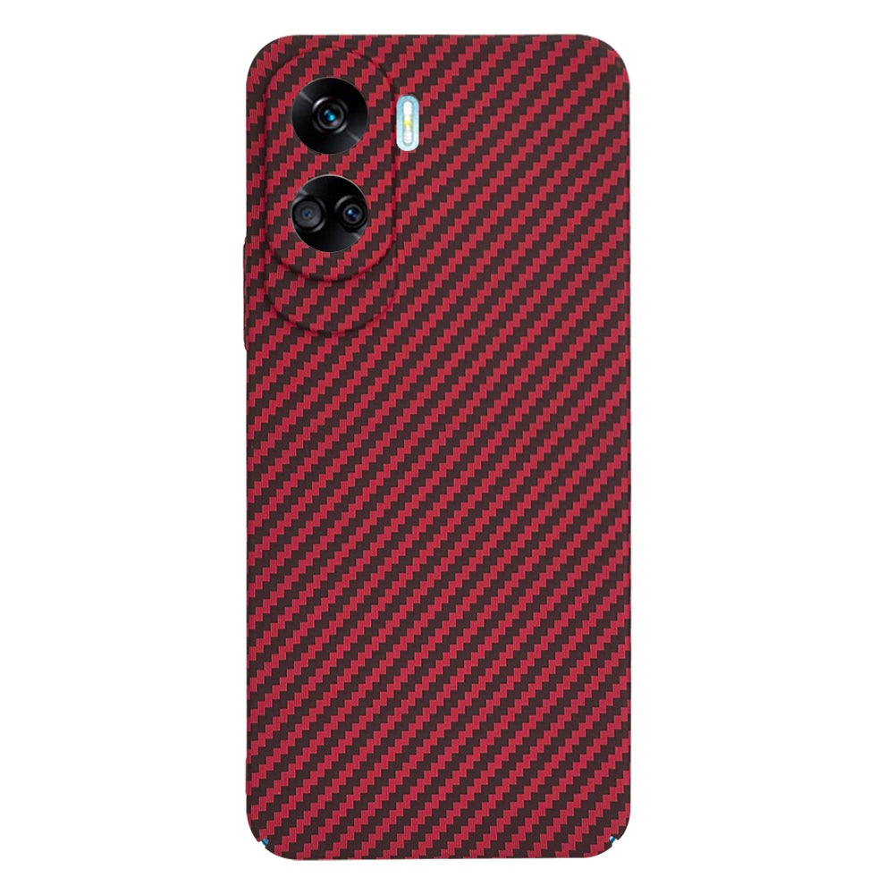 Capa para Honor 90 Lite, Techsuit, Carbonite FiberShell, Vermelha