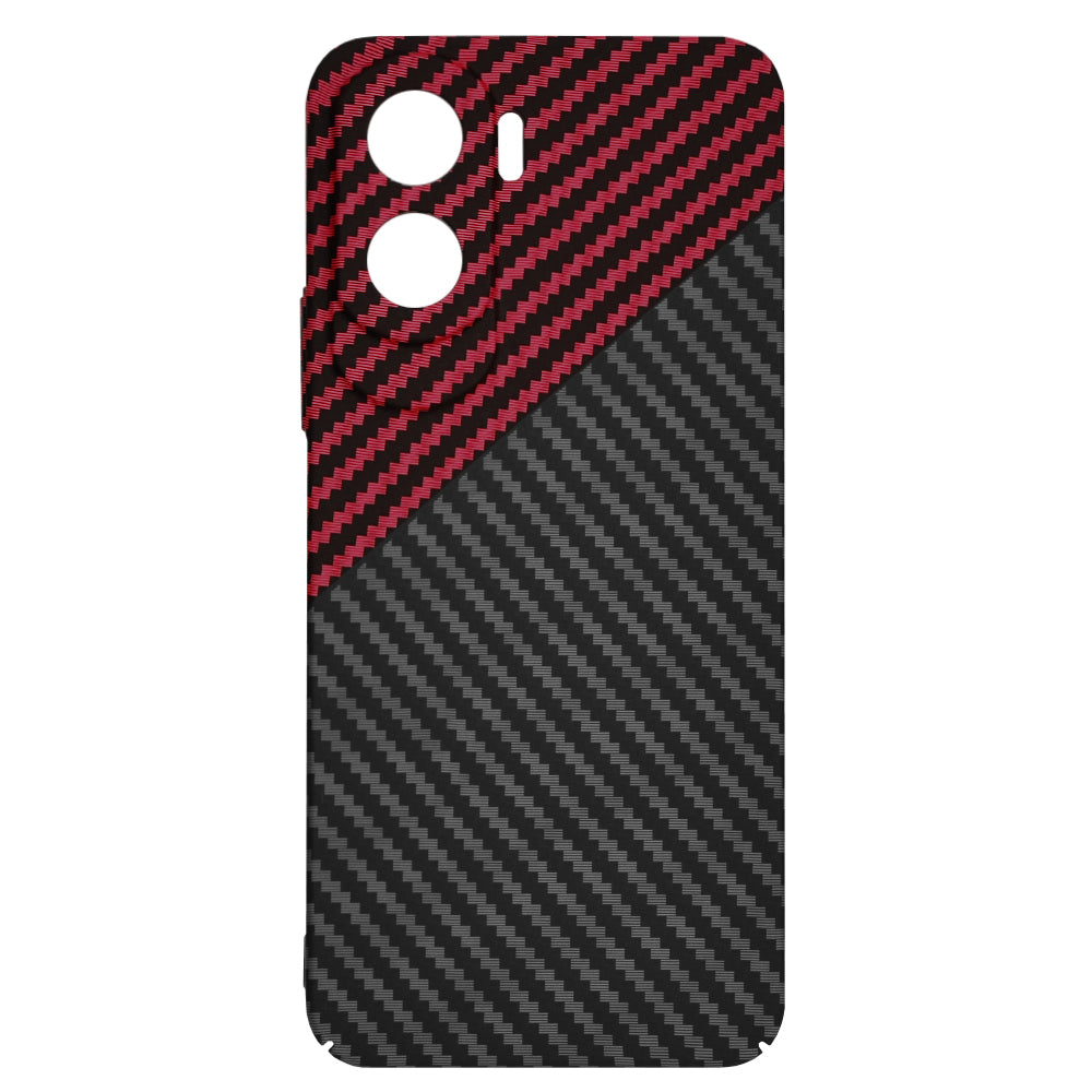 Capa para Honor 90 Lite, Techsuit, Carbonite FiberShell, Preto Vermelho