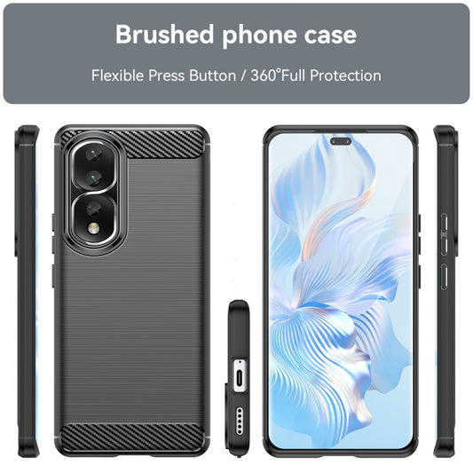 Capa para Honor 90 Pro / 80 Pro, Techsuit, Carbono, Preta