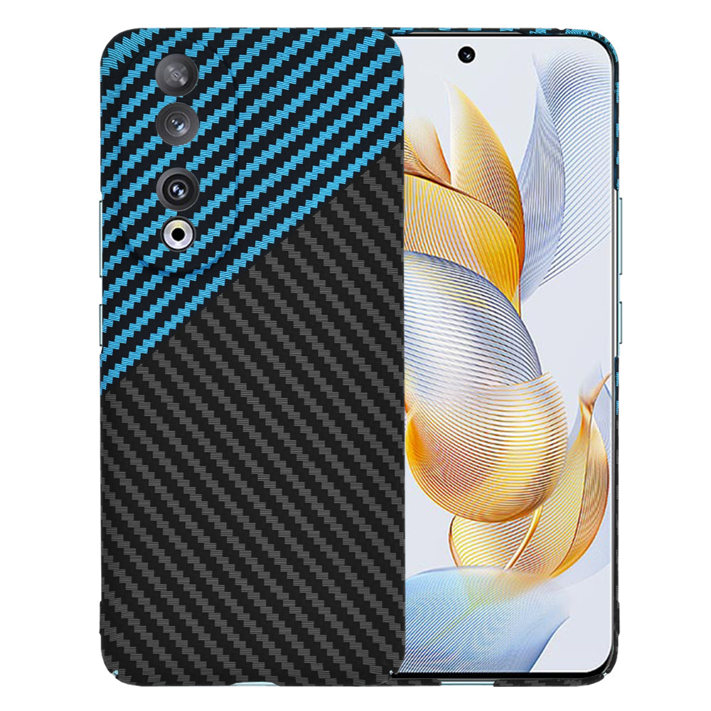 Capa para Honor 90, Techsuit, Carbonite FiberShell, Preto Azul