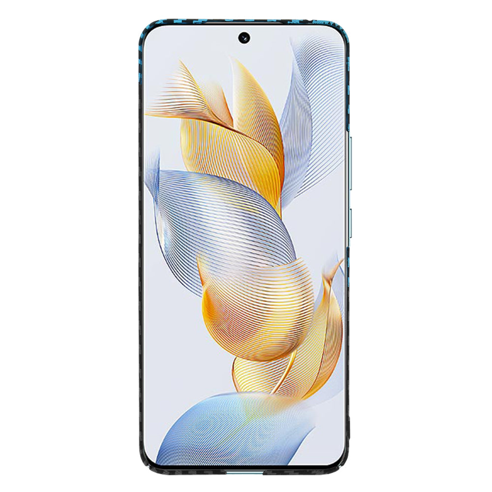 Capa para Honor 90, Techsuit, Carbonite FiberShell, Preto Azul