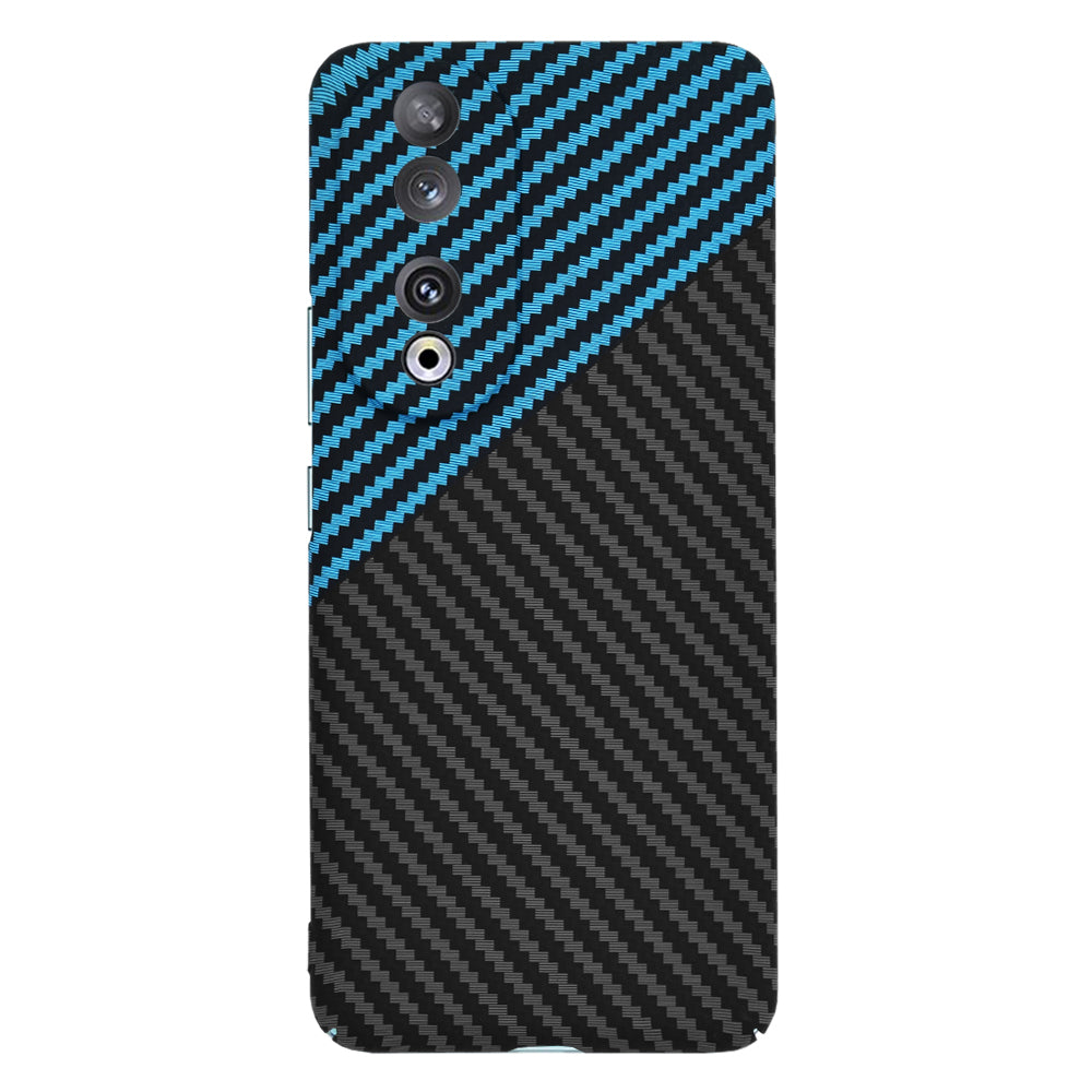 Capa para Honor 90, Techsuit, Carbonite FiberShell, Preto Azul