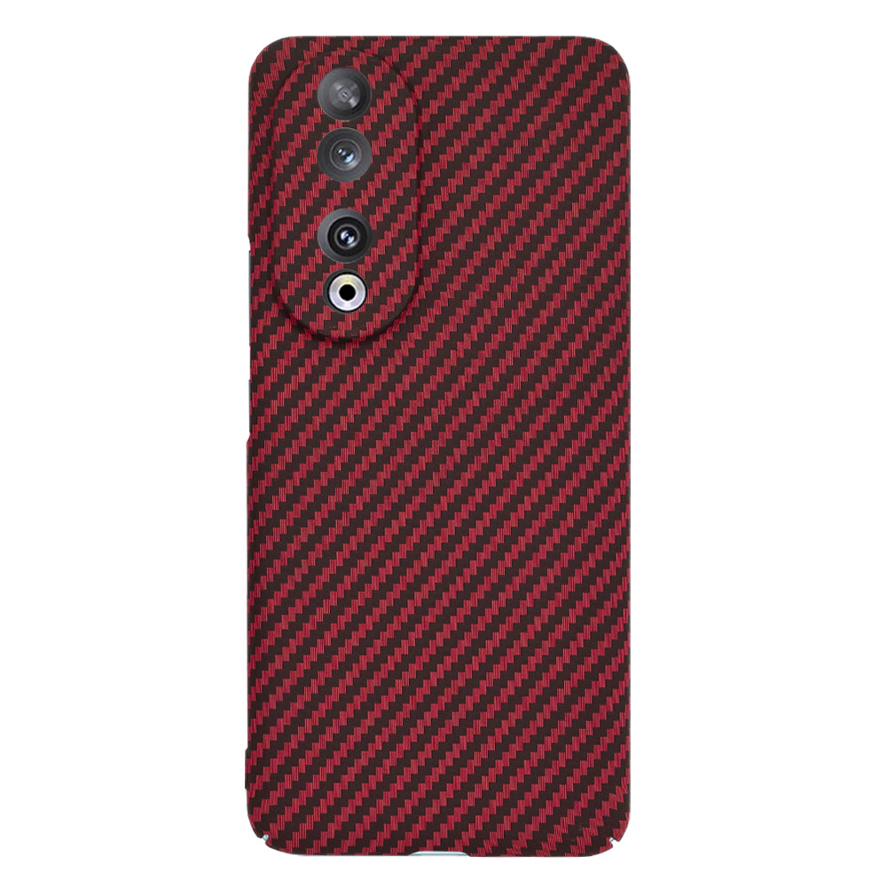 Capa para Honor 90, Techsuit, Carbonite FiberShell, Vermelha