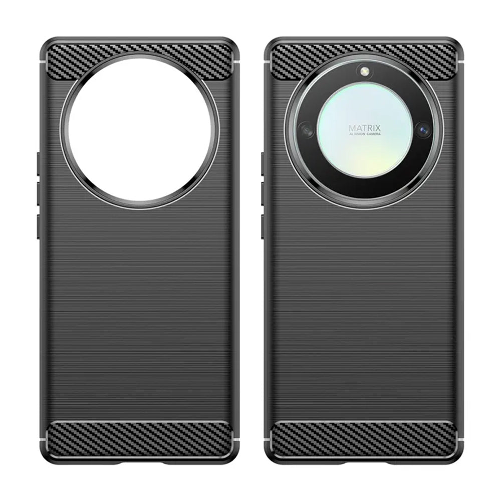 Capa para Honor Magic5 Lite, Techsuit, Carbono, Preta