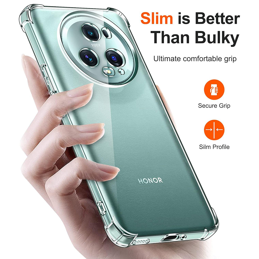 Capa para Honor Magic5 Pro, Techsuit, Shockproof Clear, Transparente