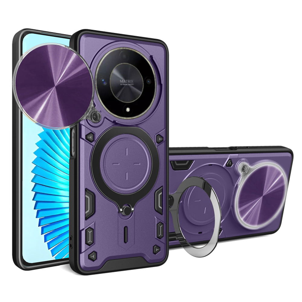 Capa para Honor Magic6 Lite, Techsuit, CamGuard Pro, Roxo