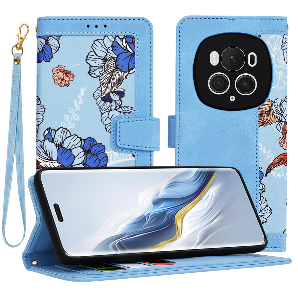 Capa para Honor Magic6 Pro, Techsuit, FlipCraft, Azul