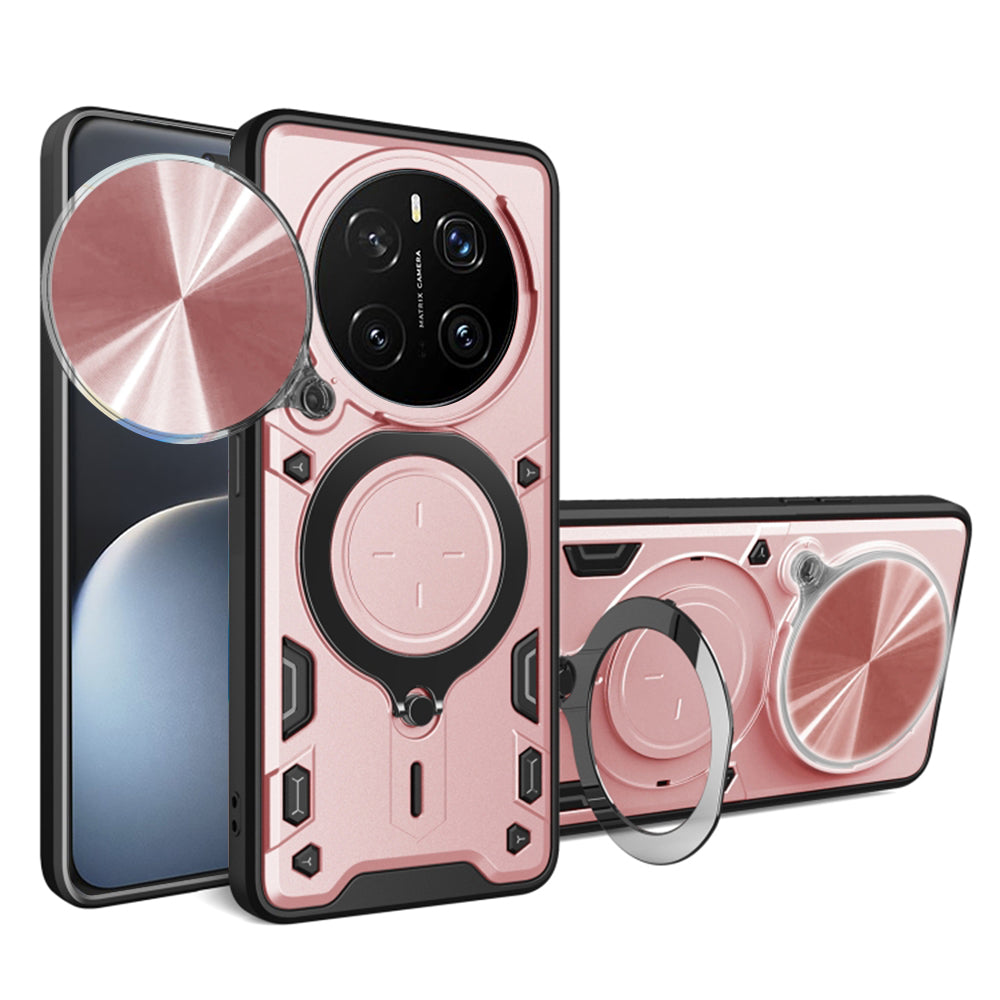 Capa para Honor Magic7 Pro, Techsuit, CamGuard Pro, Rosa Dourado