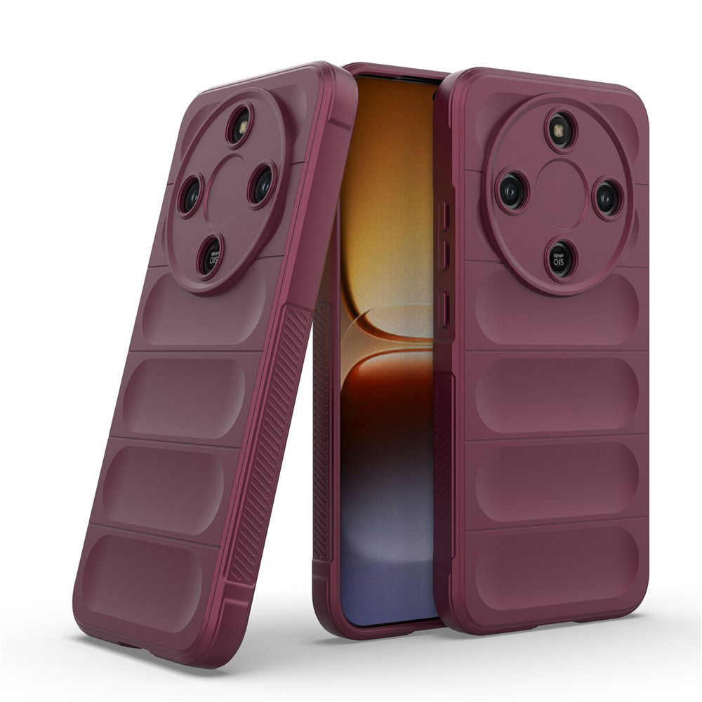 Case for Honor Magic8 Lite, Techsuit, Magic Shield, Burgundy
