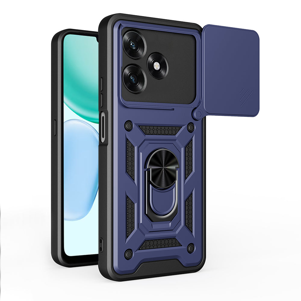 Capa para Honor X5c Plus, Techsuit, CamShield, Azul
