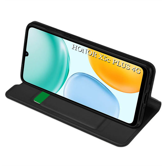 Capa para Honor X5c Plus, Techsuit, Magskin Book, Preta