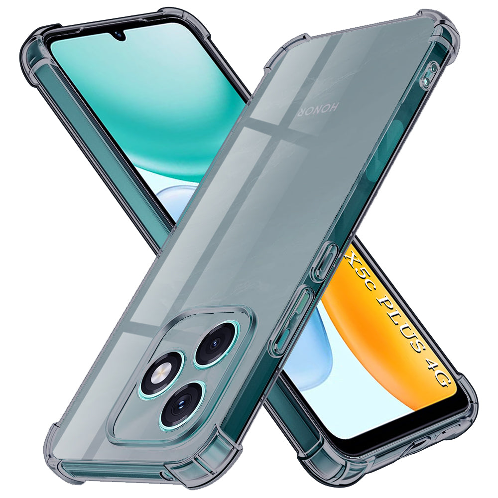 Capa para Honor X5c Plus, Techsuit, Shockproof Clear, Fumê