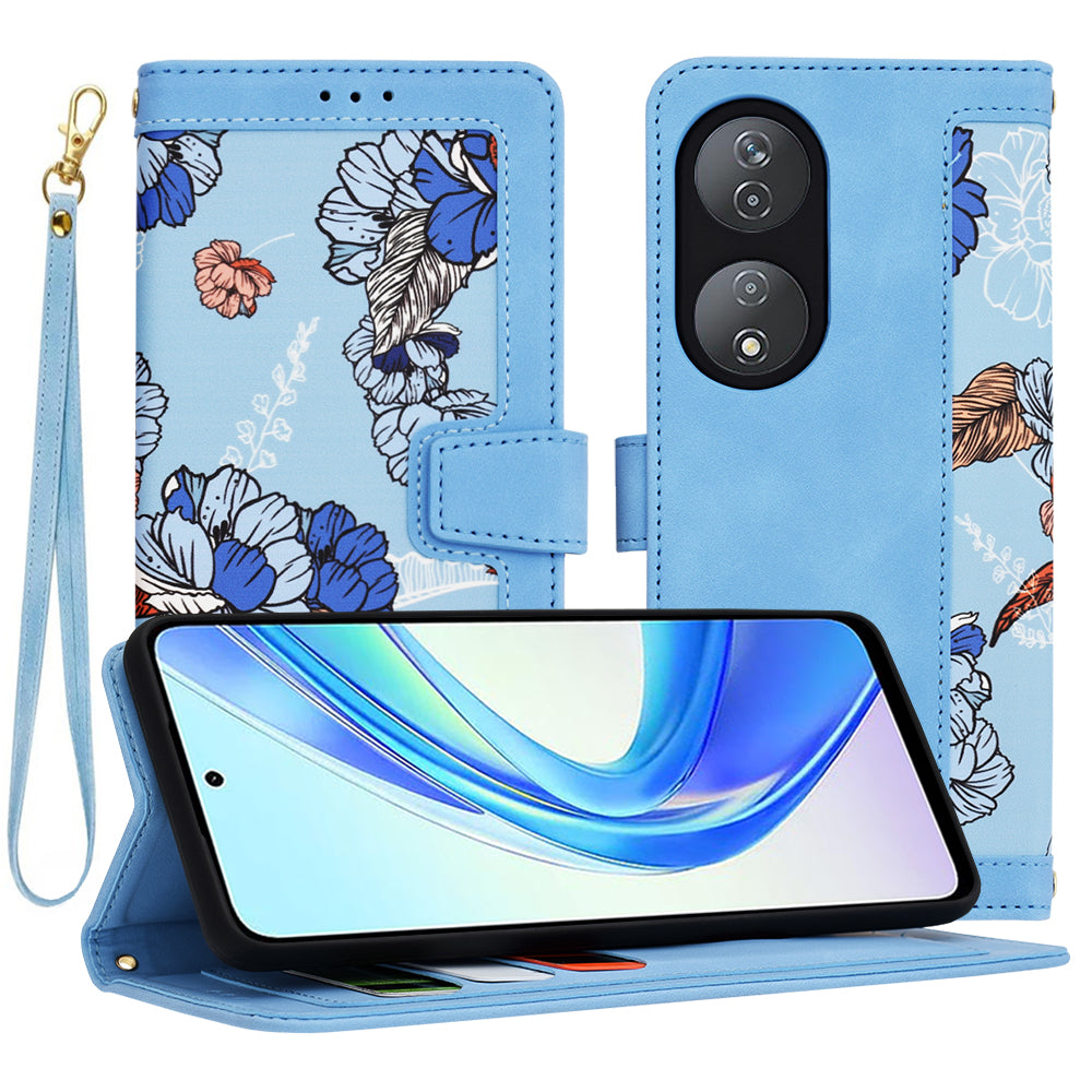 Capa para Honor X7b 5G / 90 Smart / X7b 4G, Techsuit, FlipCraft, Azul
