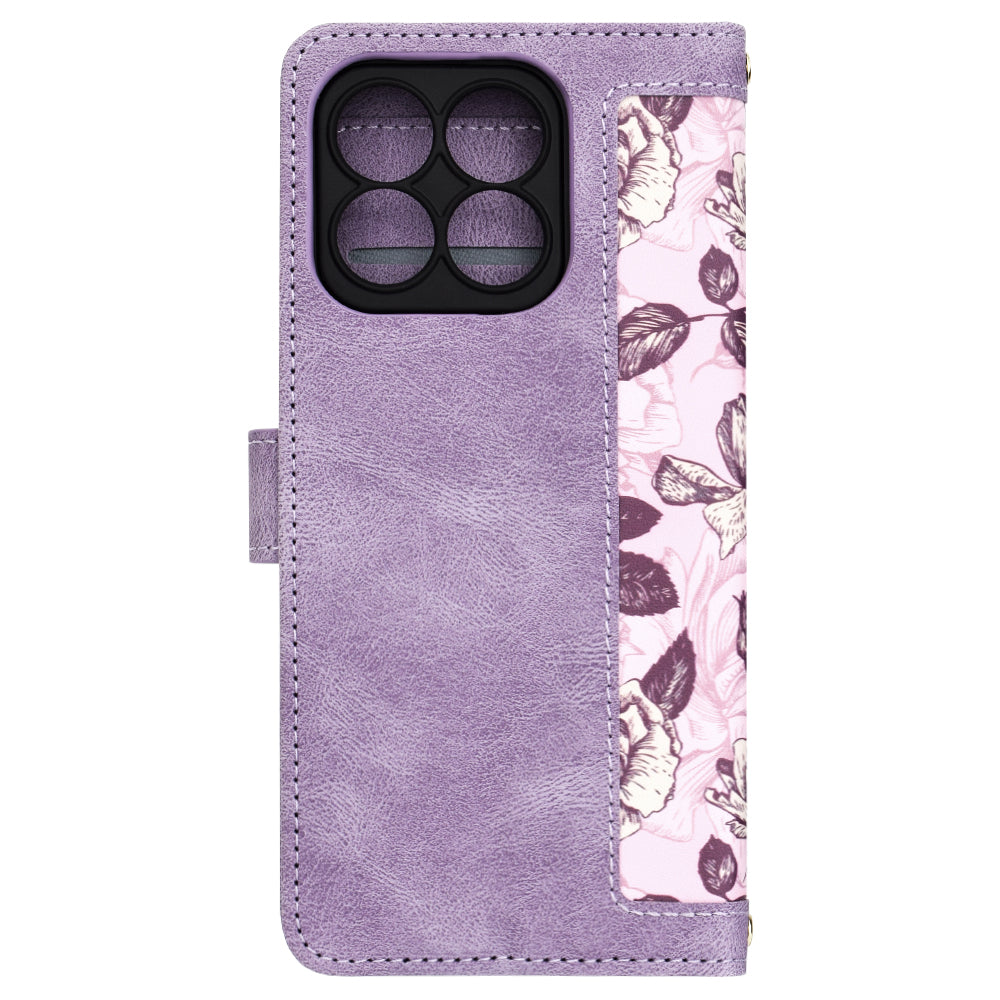Capa para Honor X8b, Techsuit, FlipCraft, Roxo
