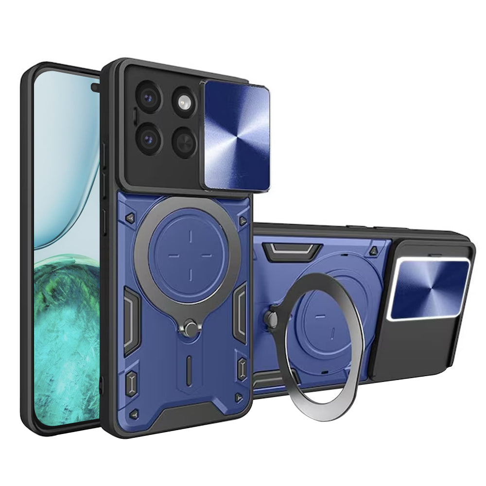 Capa para Honor X8c, Techsuit, CamGuard Pro, Azul