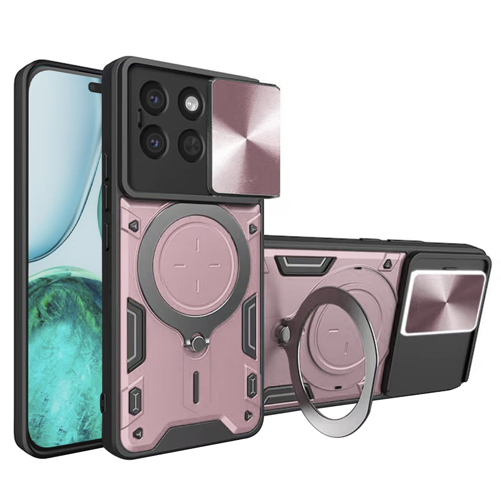 Capa para Honor X8c, Techsuit, CamGuard Pro, Rosa Dourado