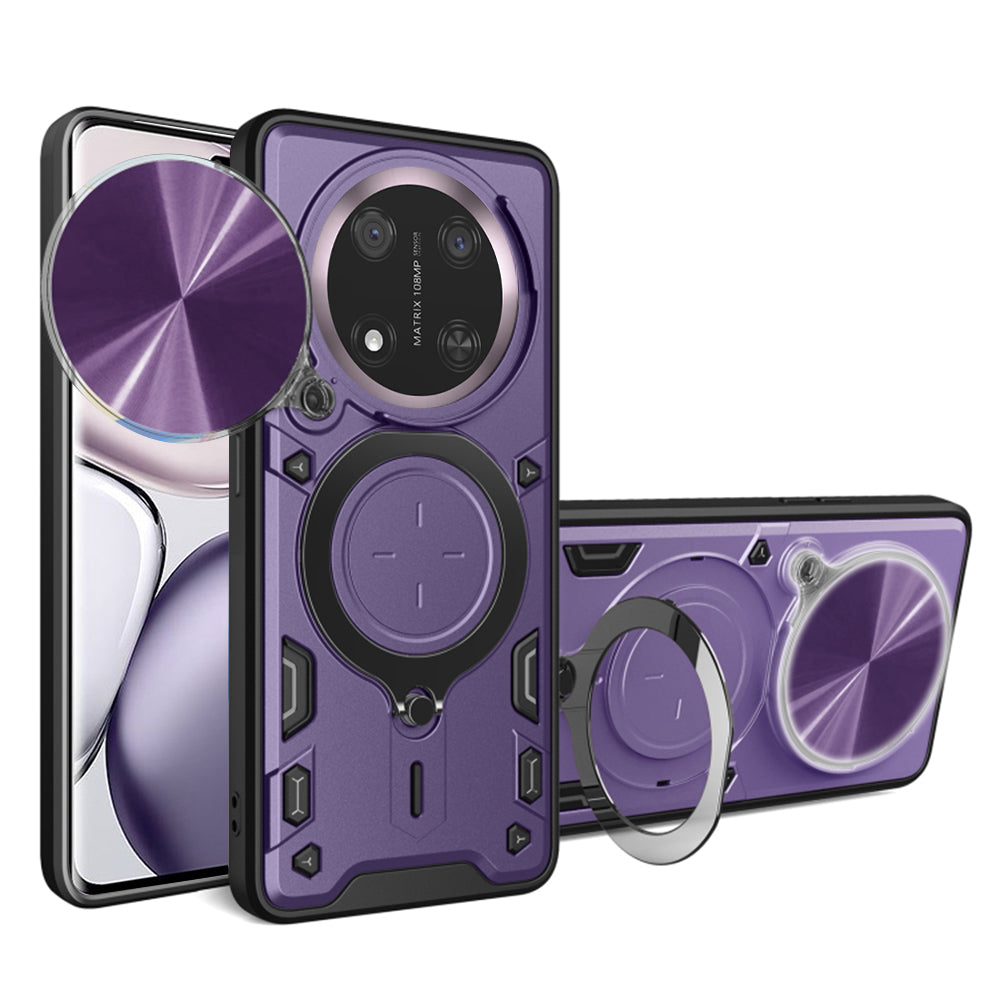 Capa para Honor X9c / Magic7 Lite, Techsuit, CamGuard Pro, Roxo