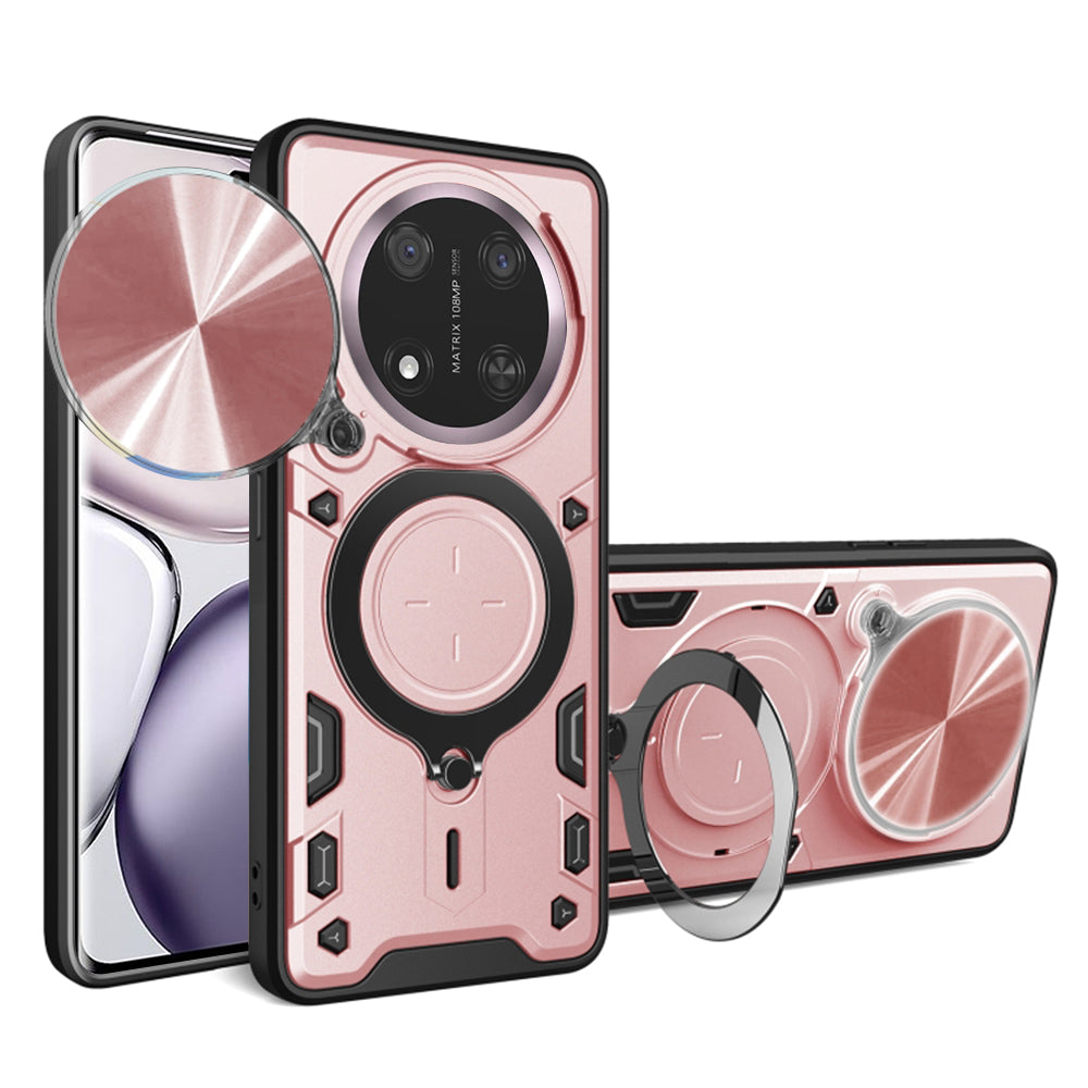 Capa para Honor X9c / Magic7 Lite, Techsuit, CamGuard Pro, Rosa Dourado