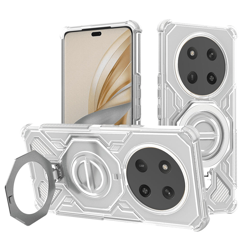 Capa para Honor X9c / Magic7 Lite, Techsuit, Carbon Shield Pro, Branca