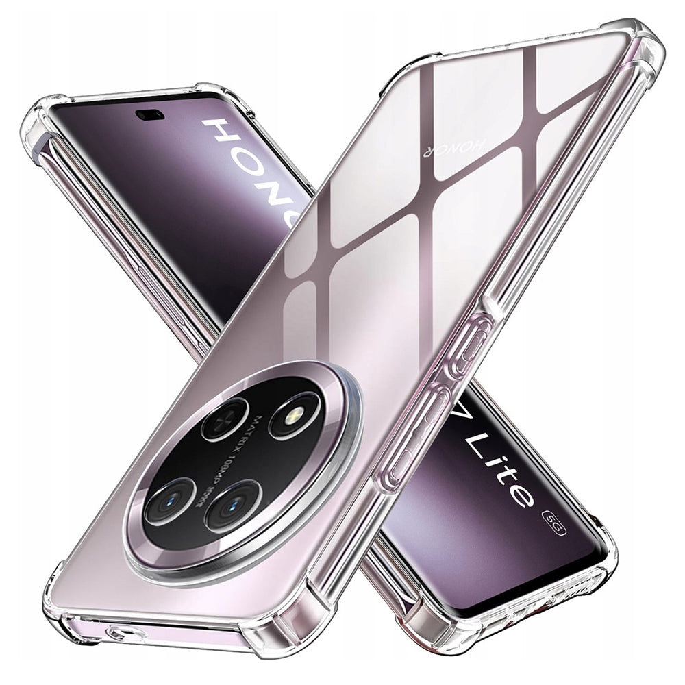 Capa para Honor X9c / Magic7 Lite, Techsuit, Transparente Antichoque, Transparente