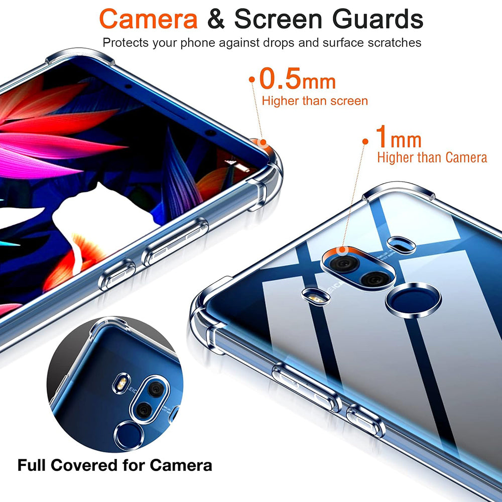 Capa para Huawei Mate 10 Pro, Techsuit, Shockproof Clear, Transparente