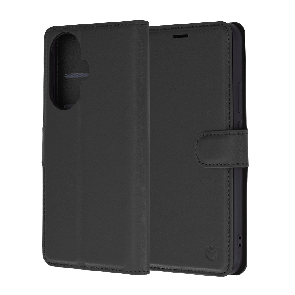 Capa para Huawei nova 12s / nova 11, Techsuit, Leather Folio, Preta
