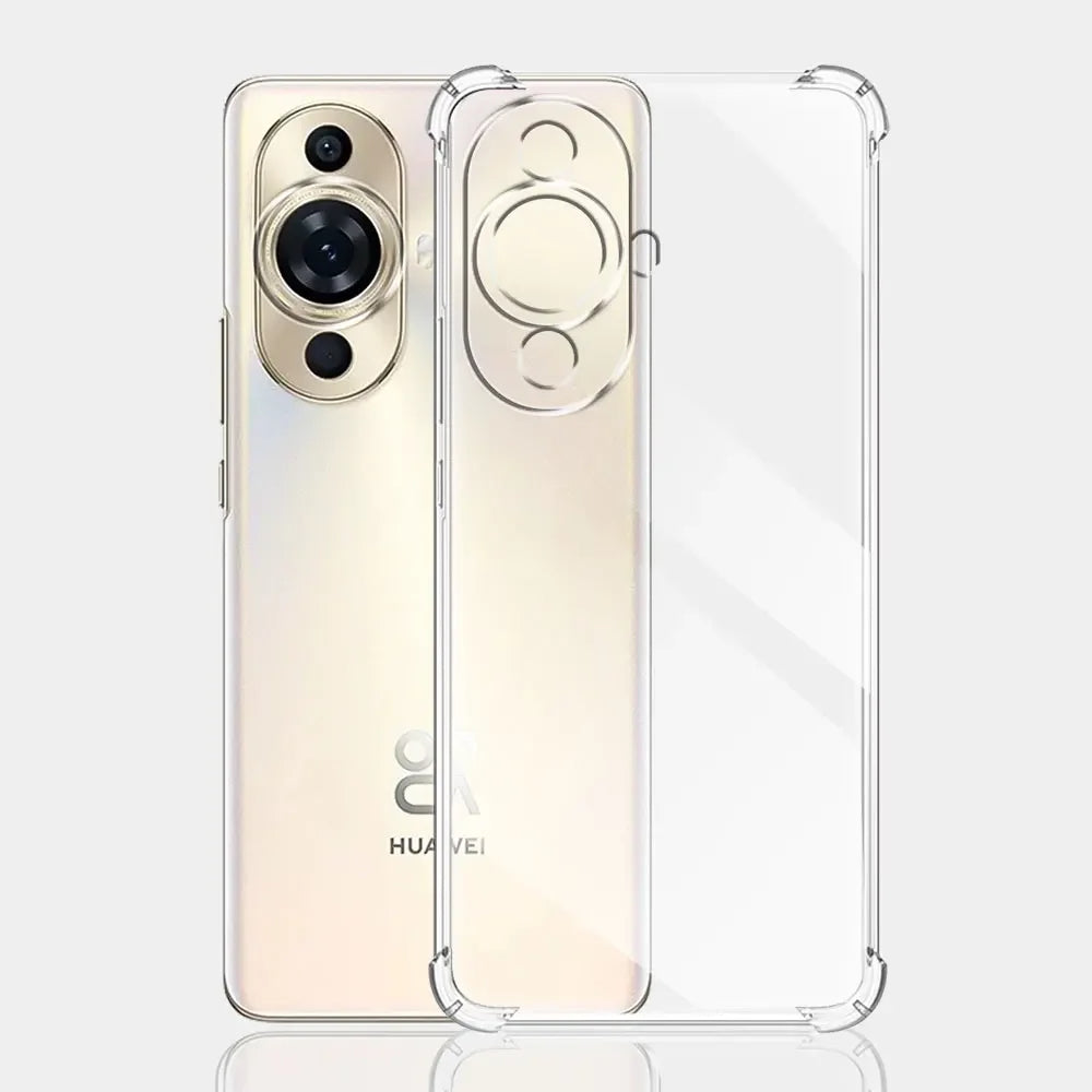 Capa para Huawei nova 12s / nova 11, Techsuit, Transparente à prova de choque, Transparente