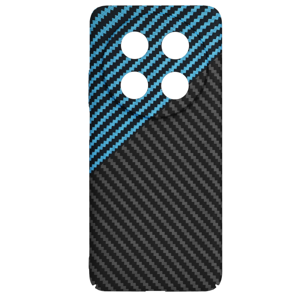 Capa para Huawei nova 13i / nova 12i, Techsuit, Carbonite FiberShell, Preto Azul