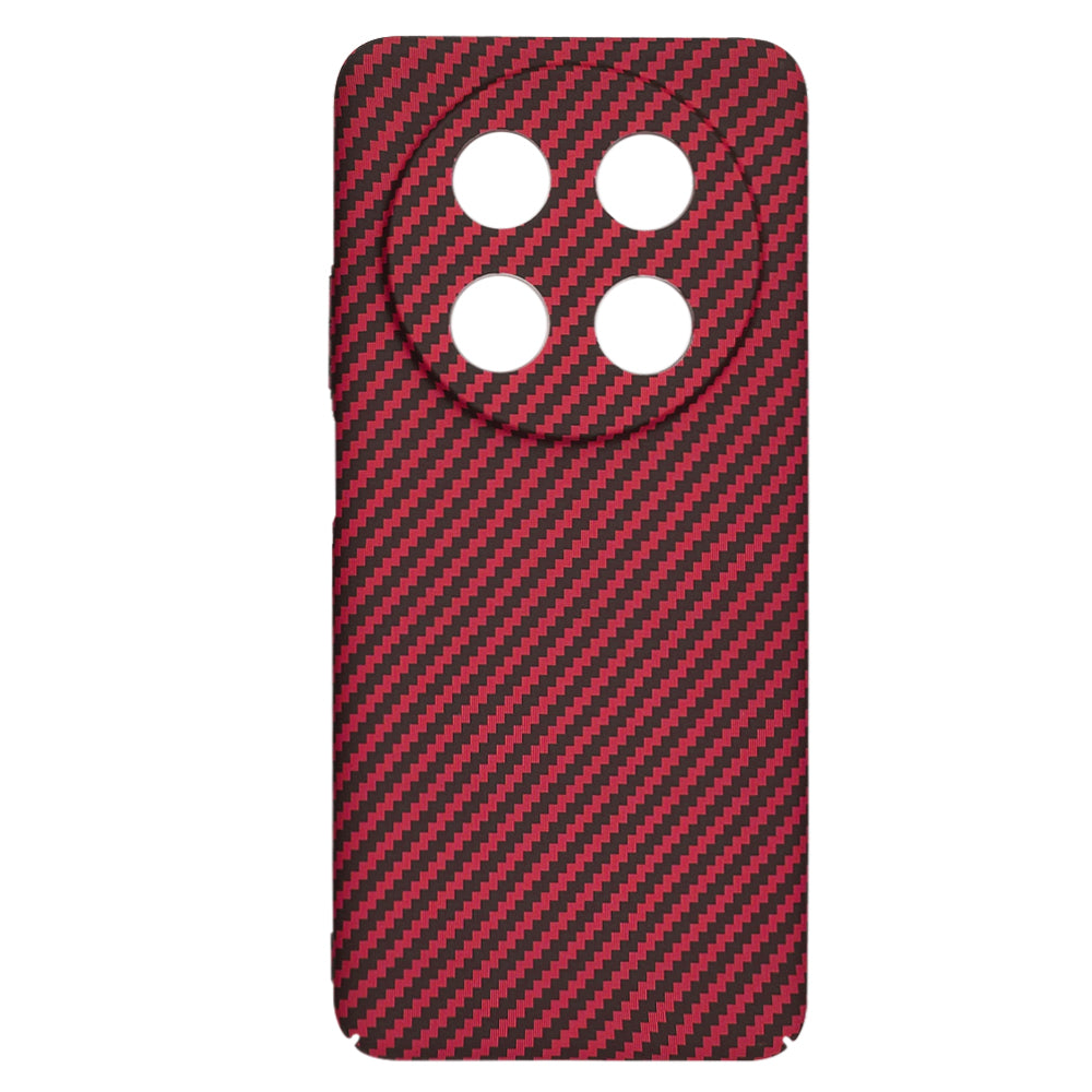 Capa para Huawei nova 13i / nova 12i, Techsuit, Carbonite FiberShell, Vermelha