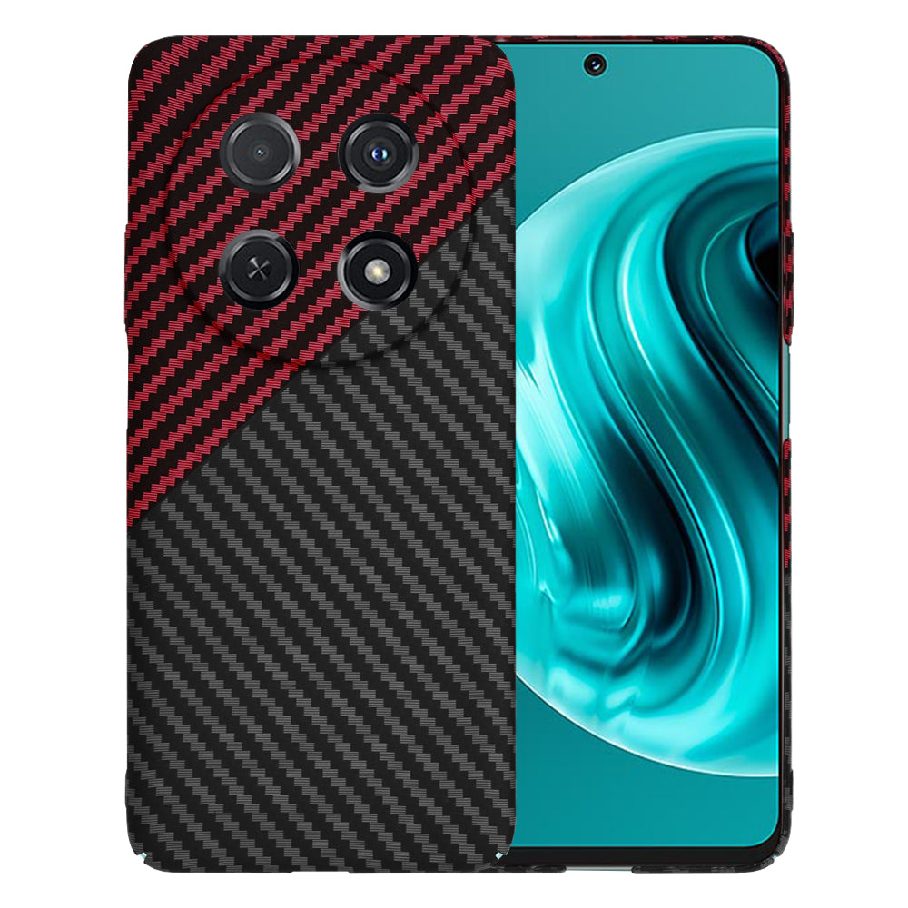 Capa para Huawei nova 13i / nova 12i, Techsuit, Carbonite FiberShell, Preto Vermelho