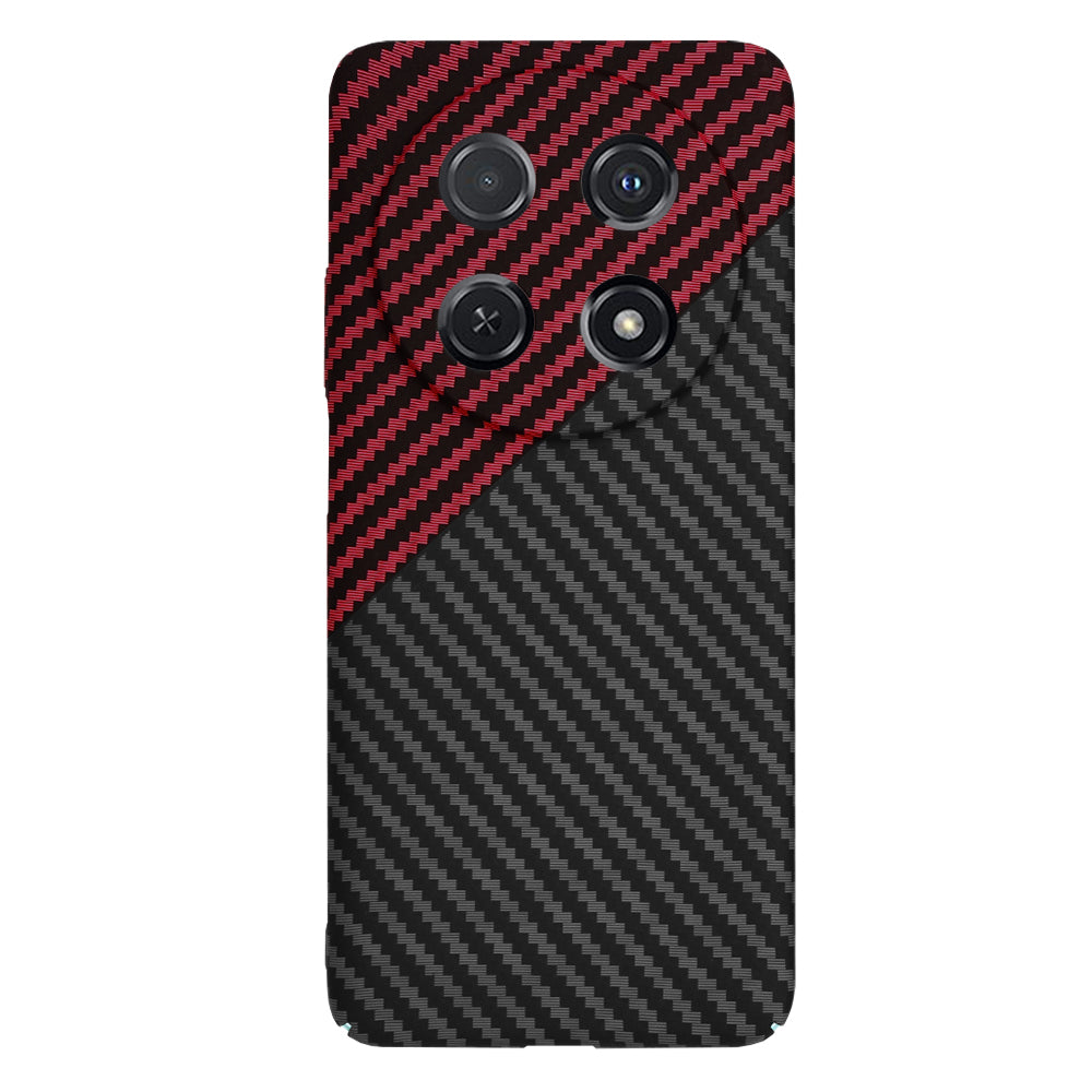 Capa para Huawei nova 13i / nova 12i, Techsuit, Carbonite FiberShell, Preto Vermelho