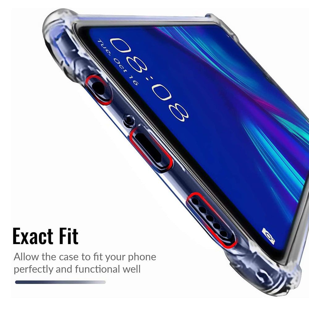 Capa para Huawei P Smart (2019), Techsuit, Anti-impacto Transparente, Transparente