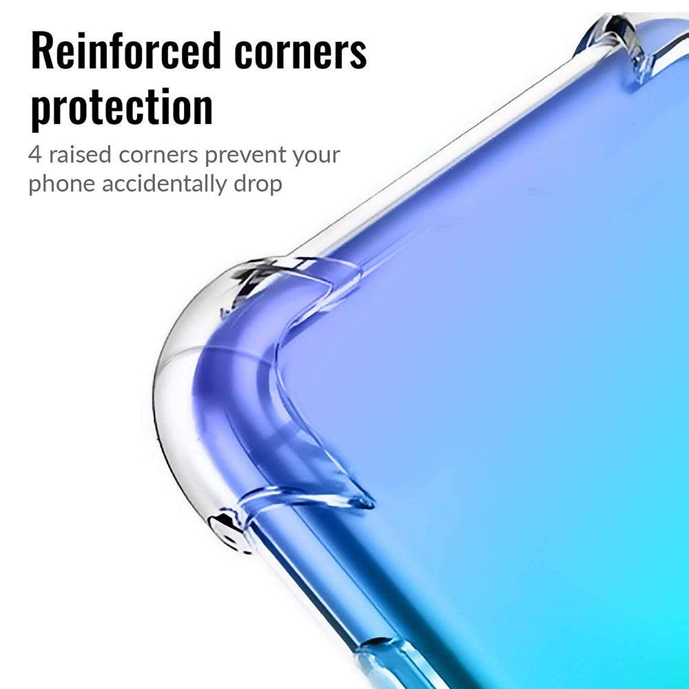 Capa para Huawei P Smart (2019), Techsuit, Anti-impacto Transparente, Transparente