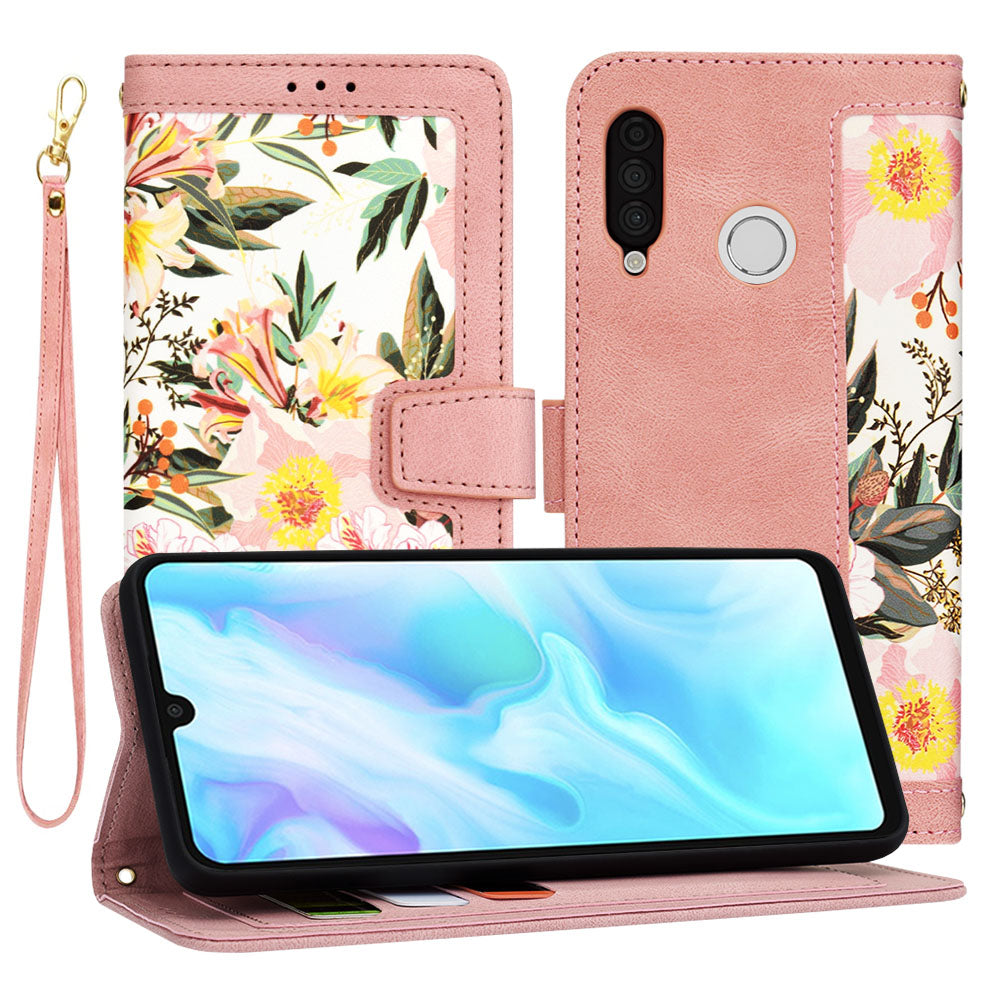 Capa para Huawei P30 lite New Edition / P30 lite, Techsuit, FlipCraft, Rosa