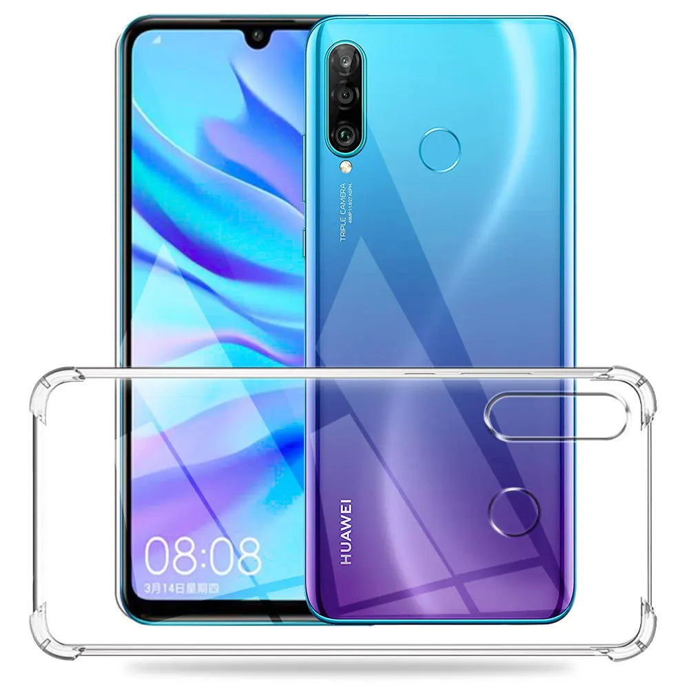 Capa para Huawei P30 lite New Edition / P30 lite, Techsuit, Transparente à prova de choque, Transparente