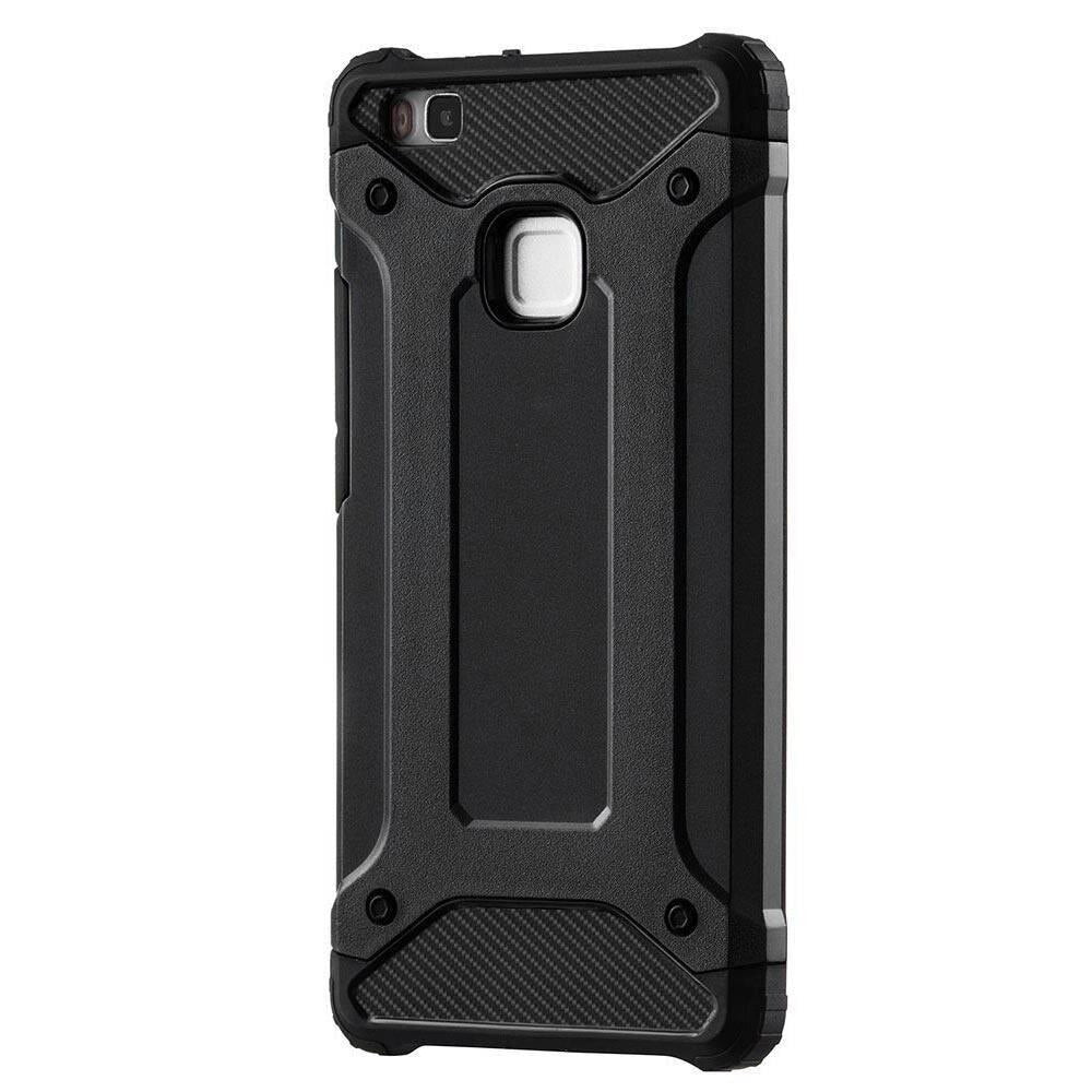 Capa para Huawei P9 lite (2016), Techsuit, Hybrid Armor, Preta