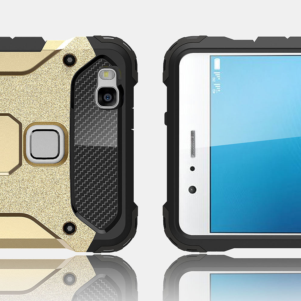 Capa para Huawei P9 lite (2016), Techsuit, Hybrid Armor, Preta