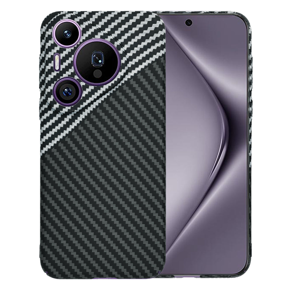 Capa para Huawei Pura 70 Pro, Techsuit, Carbonite FiberShell, Preto Cinzento
