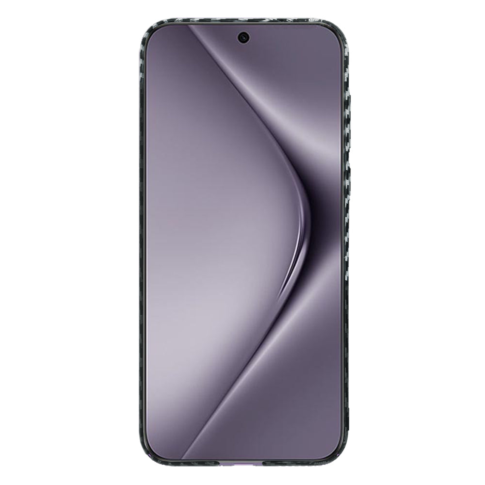 Capa para Huawei Pura 70 Pro, Techsuit, Carbonite FiberShell, Preto Cinzento