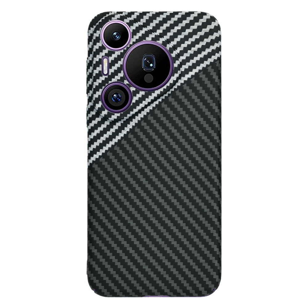 Capa para Huawei Pura 70 Pro, Techsuit, Carbonite FiberShell, Preto Cinzento