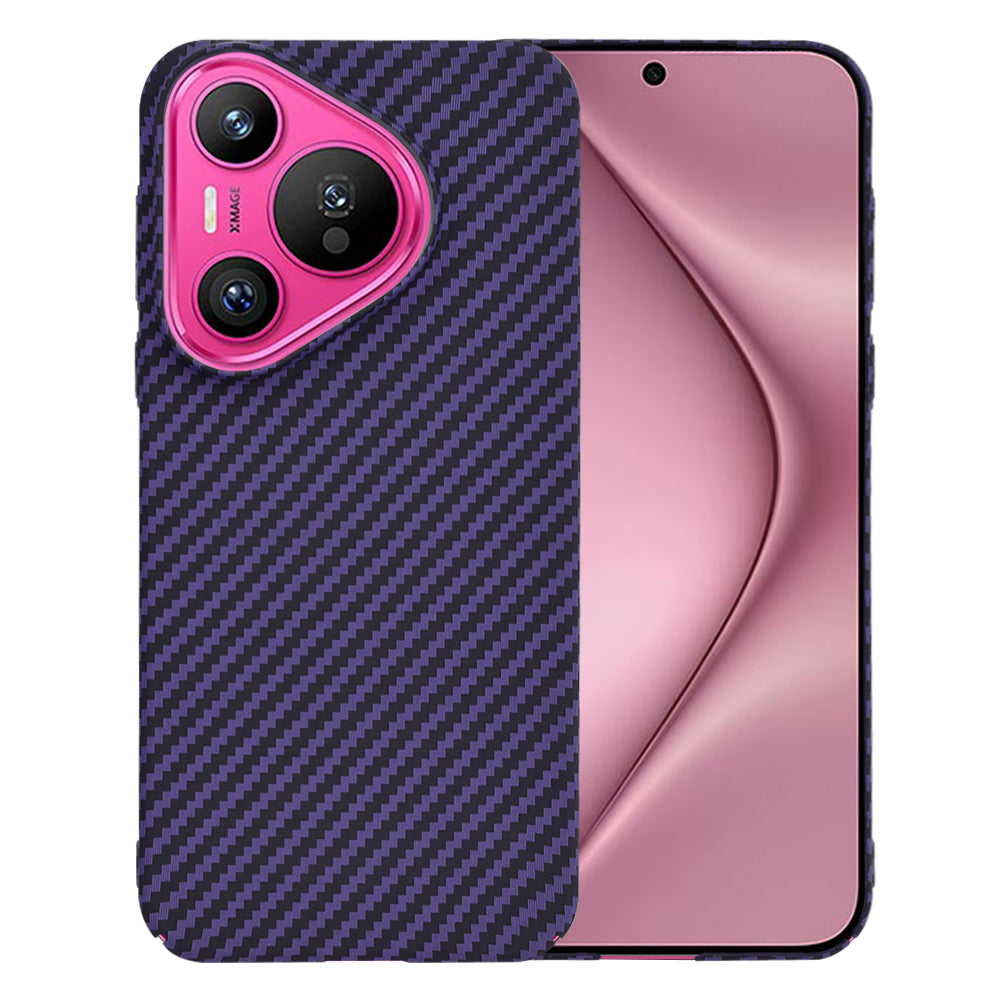 Capa para Huawei Pura 70, Techsuit, Carbonite FiberShell, Roxo