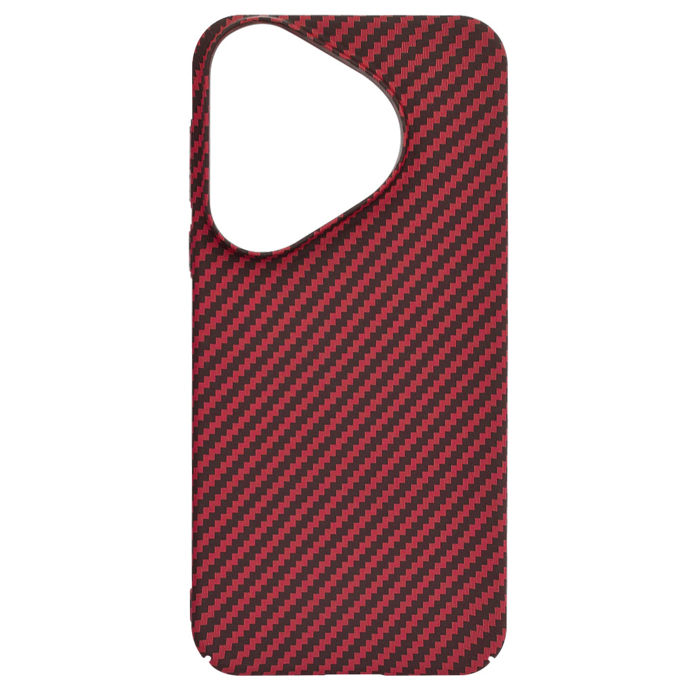 Capa para Huawei Pura 70, Techsuit, Carbonite FiberShell, Vermelha