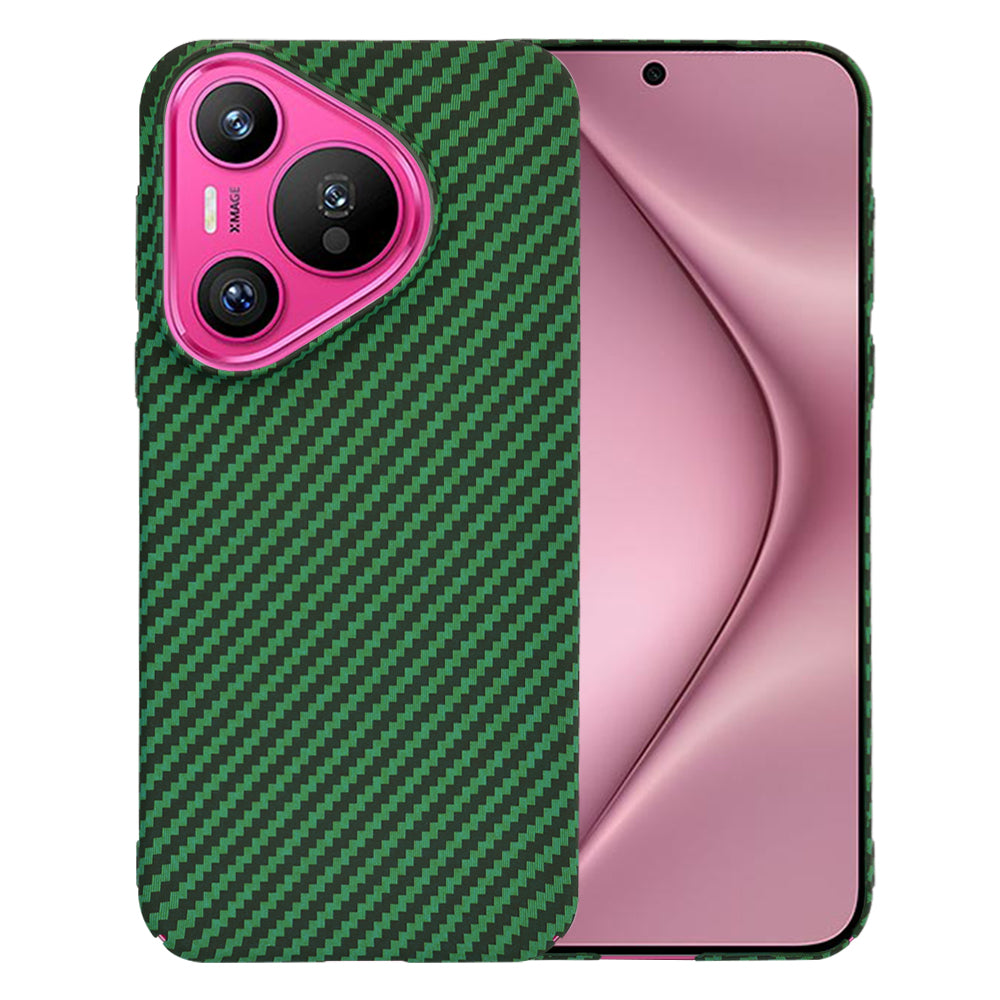 Capa para Huawei Pura 70, Techsuit, Carbonite FiberShell, Verde