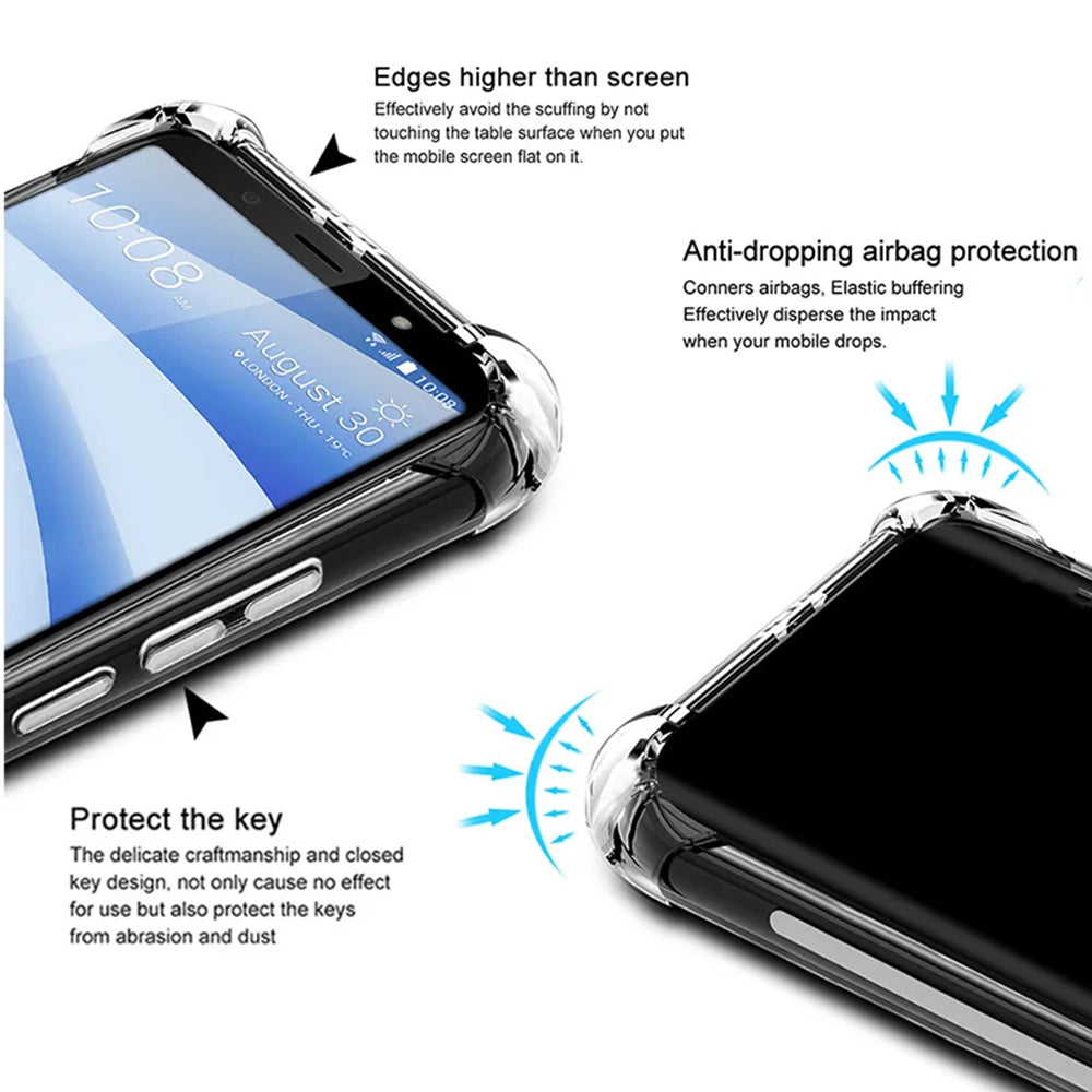 Capa para Huawei Pura 70, Techsuit, Shockproof Clear, Transparente