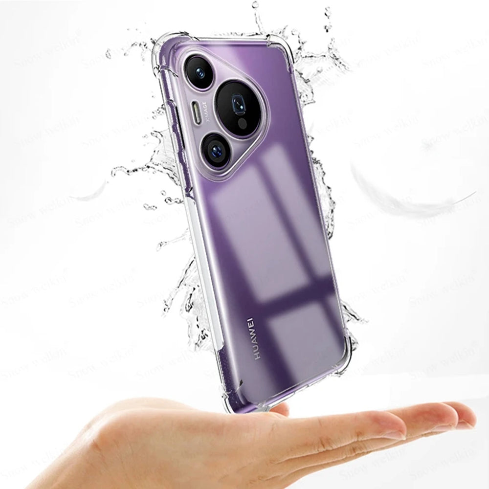 Capa para Huawei Pura 70, Techsuit, Shockproof Clear, Transparente