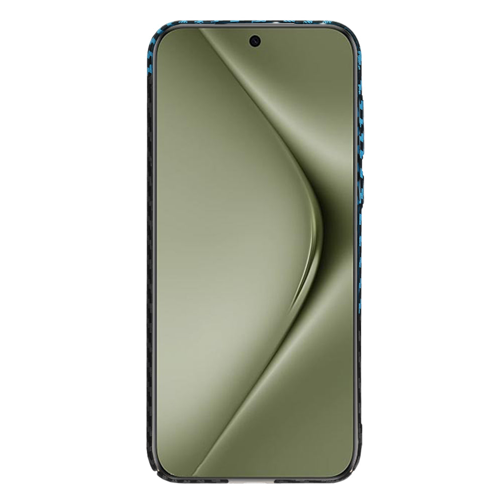 Capa para Huawei Pura 70 Ultra, Techsuit, Carbonite FiberShell, Preto Azul